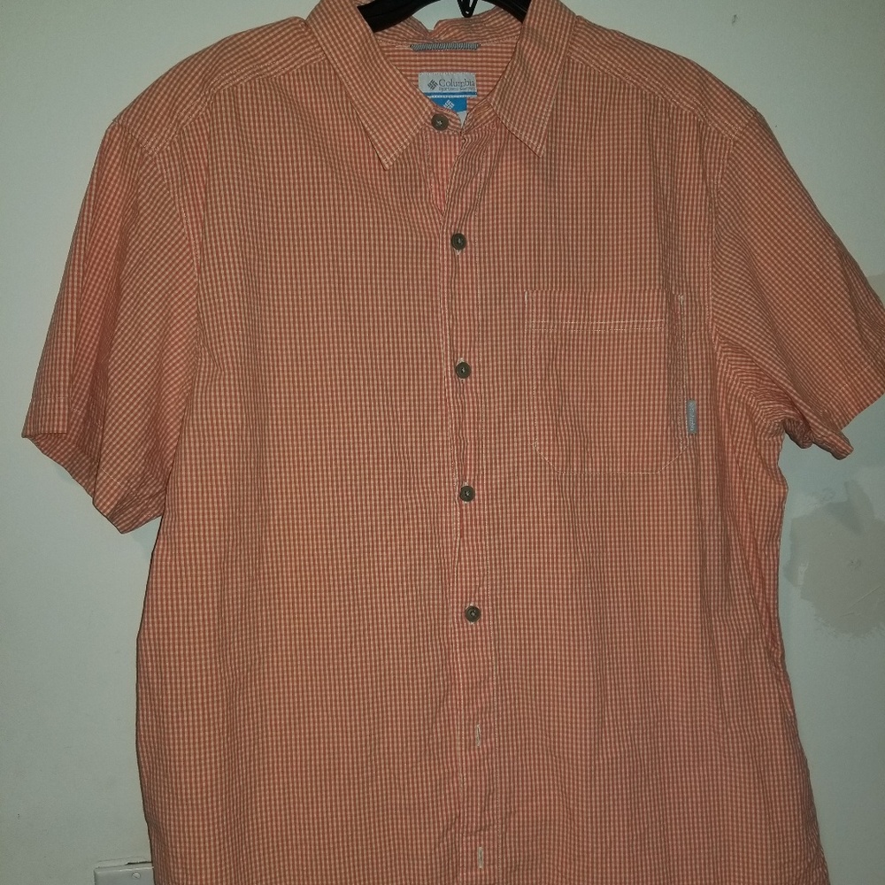 Columbia button down size L shirt